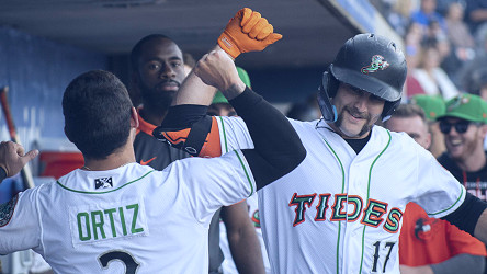 The Norfolk Tides are the best in the minors. The Orioles who were there  say the club's Triple-A team is 'loaded.'
